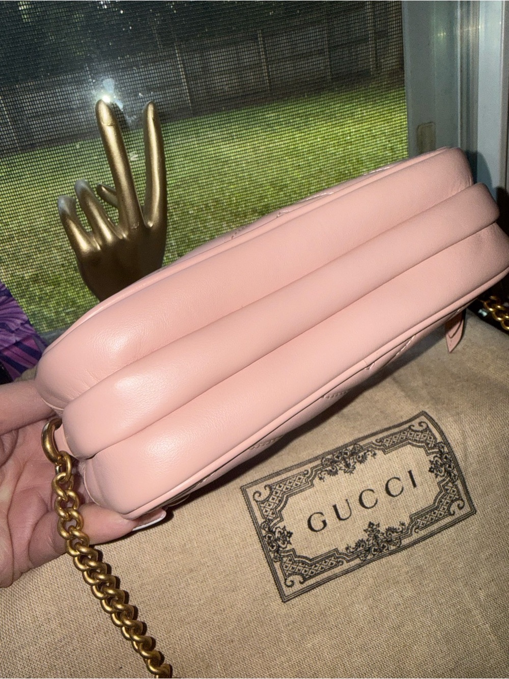 💯 🩷 Gucci GG Triple Zip Mini Marmont - Picture 8 of 14